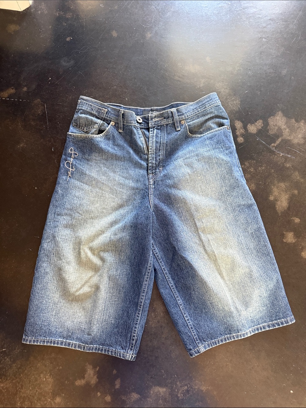 Sean John Blue Denim Jean Shorts